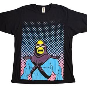 Masters of the Universe Skeletor Shirt ATE All Over Graphic Print BLK Unisex XL